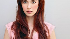 Woman blue eyes redheads Elyse Levesque
