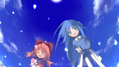 Woman blue lucky star