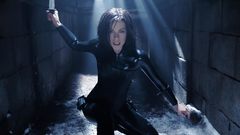 Woman blue Movies latex