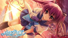 Woman blush anime girls seifuku izumi tsubasu Mercuria Takamori 