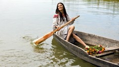 Woman Boats lakes