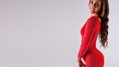 Woman body Simple Background