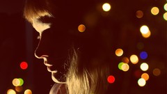 Woman bokeh
