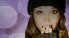 Woman bokeh Photo manipulation