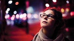 Woman bokeh redheads