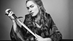 Woman bond blade monochrome game of thrones TV series cersei 