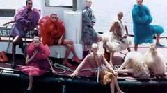 Woman Bones Vogue magazine fashion photography Milano sceletors