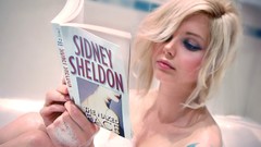 Woman Books blondes tattoos Jass Bats