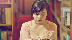 Woman Books Library asians models Viet Nam