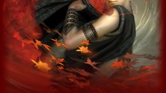 Woman Books redheads fantasy art