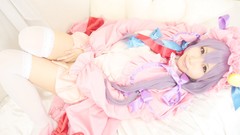 Woman bows asians touhou purple hair patchouli knowledge 