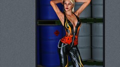 Woman bra bikini boobs fantasy art 3D girls 3D modeling