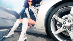 Woman bra panties boobs