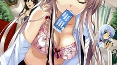 Woman bra skirts clocks