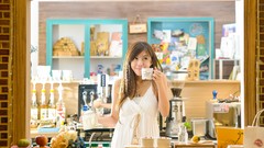 Woman Breakfast asians