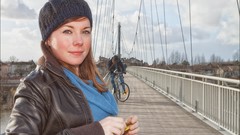 Woman Bridges cityscapes redheads