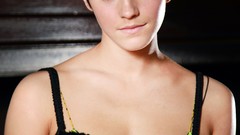 Woman British Actress brunettes short hair emma watson sheer 