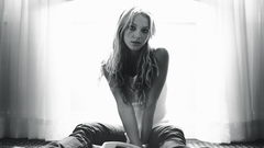 Woman Britney Spears grayscale