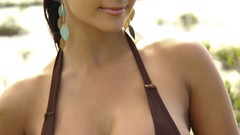 Woman brown denise milani