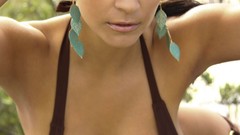 Woman brown denise milani