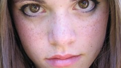 Woman brown eyes brunettes