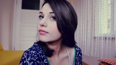 Woman brown eyes brunettes