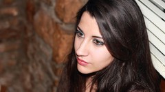 Woman brown eyes brunettes