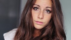 Woman brown eyes brunettes