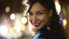 Woman brown eyes brunettes