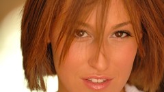 Woman brown eyes brunettes high heels FTVGirls magazine