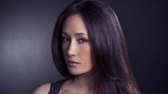 Woman brown eyes brunettes maggie q
