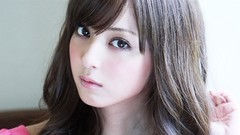 Woman brown eyes brunettes models Nozomi Sasaki