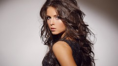 Woman brown eyes brunettes models Nyusha Shurochkina