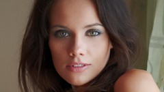 Woman brown eyes brunettes models portraits Errotica-Archives 