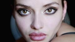 Woman brown eyes brunettes models portraits Mike Dowson