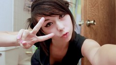 Woman brown eyes brunettes models teen