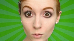 Woman brown eyes faces