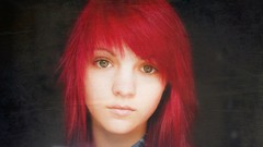 Woman brown eyes redheads