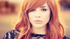 Woman brown eyes redheads