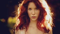 Woman brown eyes redheads