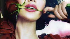 Woman brunettes 2008 olga kurylenko Elle magazine