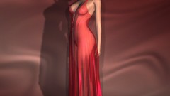 Woman brunettes 3D girls see-through