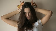 Woman brunettes Alexander Tikhomirov Rita Ross