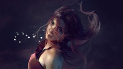 Woman brunettes artwork