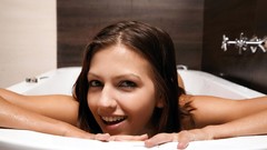 Woman brunettes bathtubs Eufrat