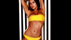 Woman brunettes bikini