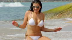 Woman brunettes boobs huge boobs Imogen Thomas