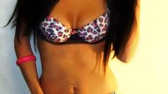 Woman brunettes boobs Russians Kerry Bradshow