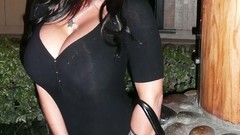Woman brunettes denise milani cleavage huge boobs