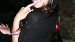 Woman brunettes denise milani cleavage huge boobs